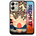 Coque pour Redmi 17 et 17C 4G 5G japan cerisier