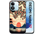 Coque pour Redmi Note 17 et PRO 4G 5G Max japan cerisier