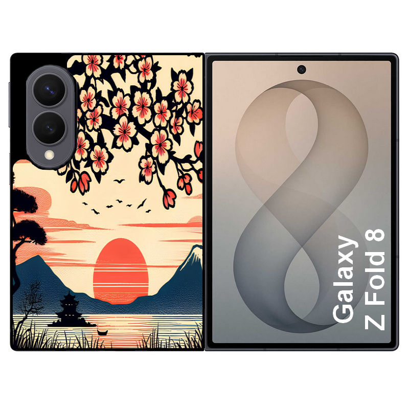 Coque pour Z FOLD 8 japan cerisier