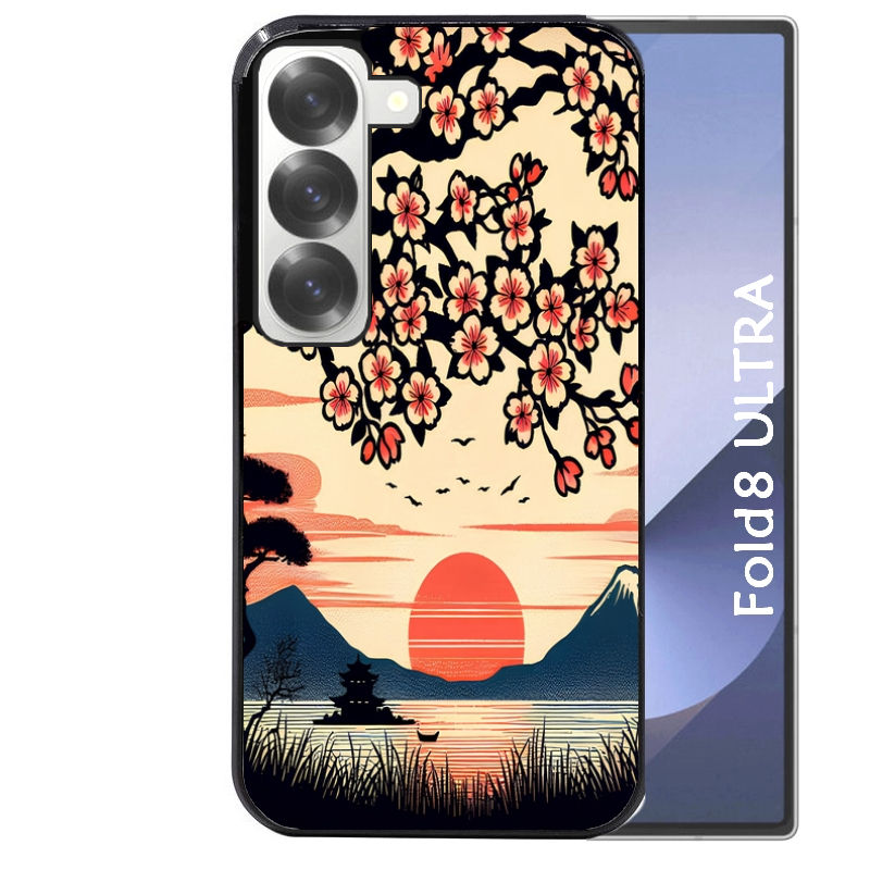 Coque pour Z FOLD 8 ULTRA japan cerisier