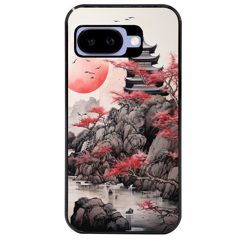 Coque pour Pixel 8A 9A 10A japan et temple