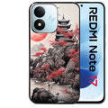 Coque pour Redmi Note 17 et PRO 4G 5G Max japan et temple