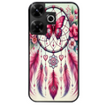 Coque noire taperso pour POCO M6 4G avec motif dreamcatcher et papillon protection antichoc personnalisée
