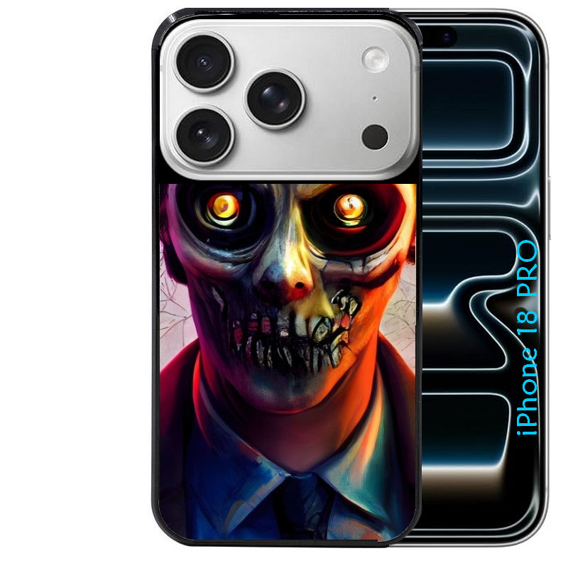 Coque pour Iphone 18 / PRO / PRO MAX / 18E joker manga et zombie walking dead