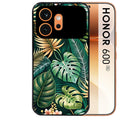 Coque noire taperso pour Honor 600 et 600 PRO avec motif jungle dore protection antichoc personnalisée