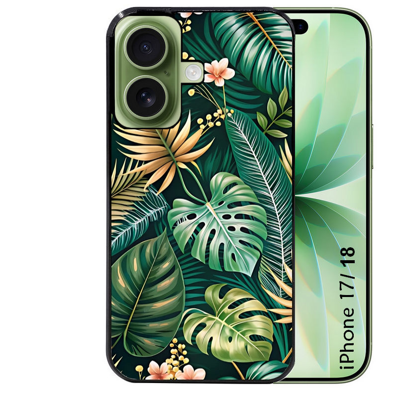 Coque pour Iphone 18 / PRO / PRO MAX / 18E jungle dore
