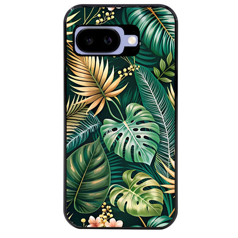 Coque pour Pixel 8A 9A 10A jungle dore