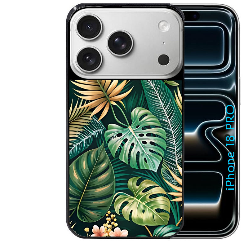 Coque pour Iphone 18 / PRO / PRO MAX / 18E jungle dore