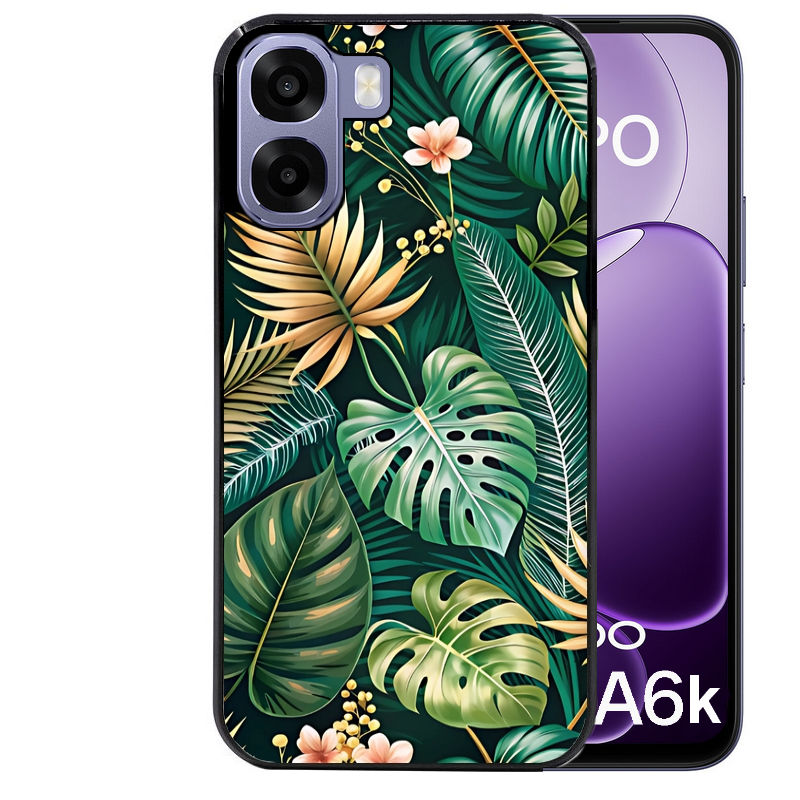 Coque pour Oppo A6 A6 A6K jungle dore