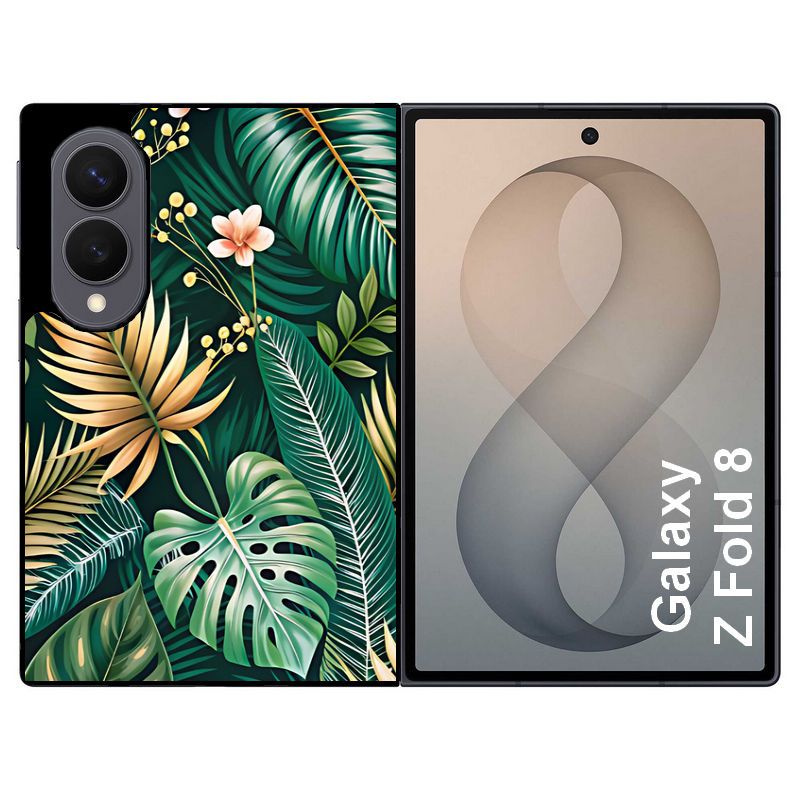 Coque pour Z FOLD 8 jungle dore