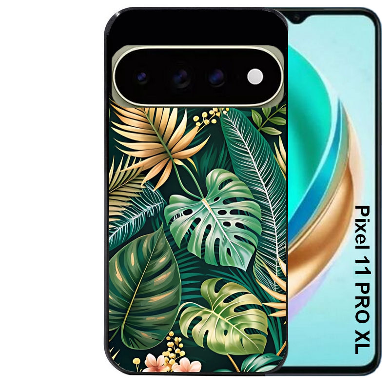 Coque pour Pixel 10 / 11 / PRO / XL jungle dore
