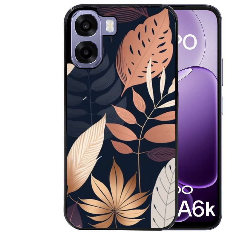Coque pour Oppo A6 A6 A6K jungle et feuilles