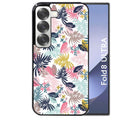 Coque pour Z FOLD 8 ULTRA jungle et fleur rose