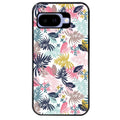 Coque pour Pixel 8A 9A 10A jungle et fleur rose