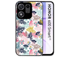 Coque pour Honor 600 SMART jungle et fleur rose