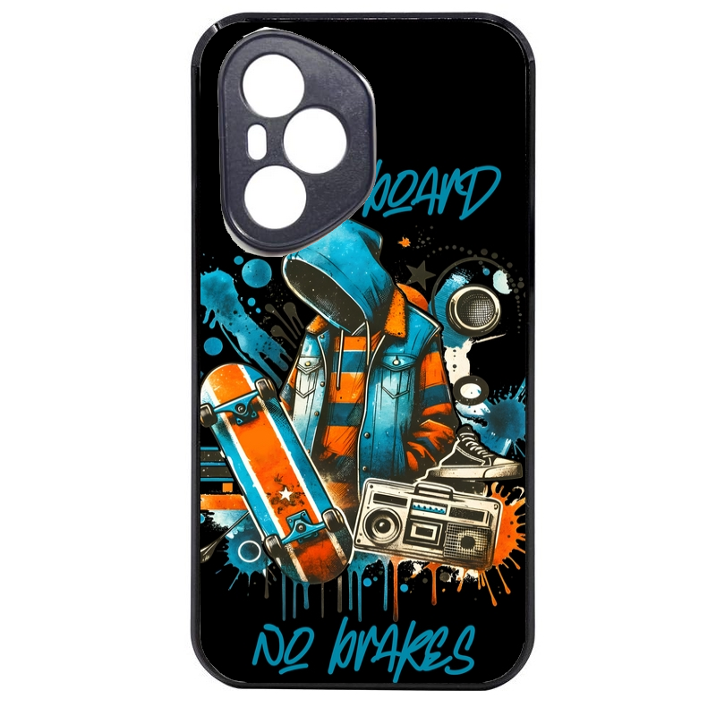 Coque noire taperso pour Honor 400 et Lite Pro Smart avec motif skate board protection antichoc personnalisée