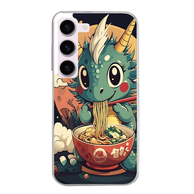 Coque taperso pour Galaxy A13 4G et 5G A23 A53 avec motif dragon ramen 1 protection antichoc personnalisée