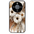 Coque noire taperso pour Magic 5 6 LITE et PRO avec motif dreamcatcher marguerite protection antichoc personnalisée