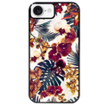 Coque noire taperso pour Iphone 16 16E PLUS MAX PRO avec motif jungle couleurs d'automne protection antichoc personnalisée