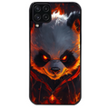 Coque noire taperso pour galaxy A22 A32 A52 A52S 4G 5G  avec motif panda very angry protection antichoc personnalisée