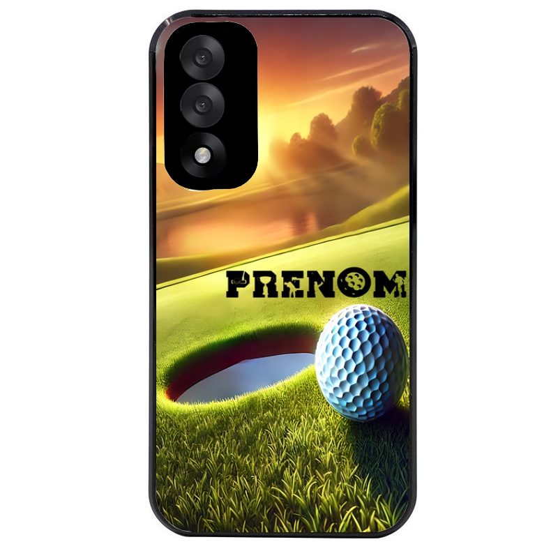 Coque noire taperso pour OnePlus Nord 5 avec motif golf personnalisee protection antichoc personnalisée