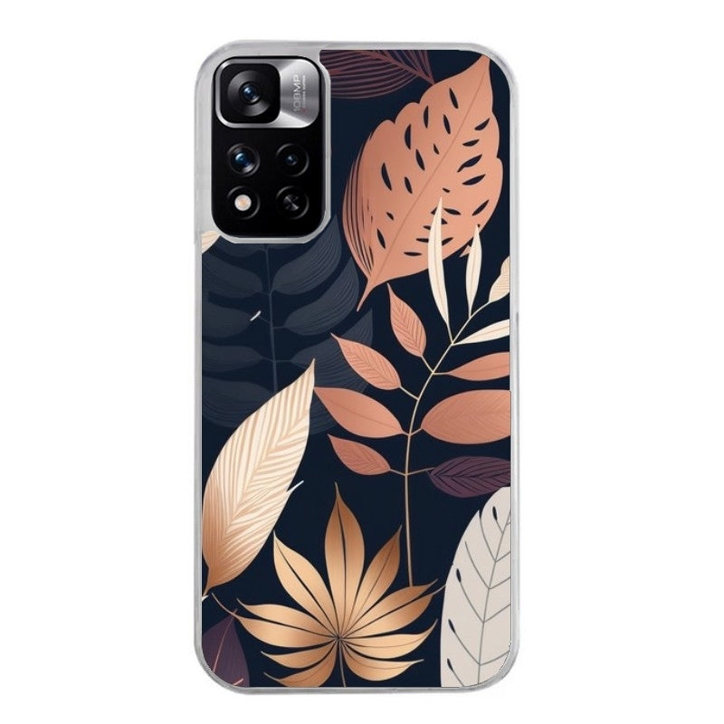 Coque taperso pour Redmi Note 12 4G 5G PRO 4G avec motif jungle et feuilles protection antichoc personnalisée