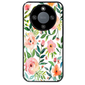 Coque noire taperso pour Magic 5 6 LITE et PRO avec motif fleur des champs protection antichoc personnalisée