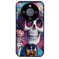 Coque noire taperso pour Magic 8 LITE et PRO avec motif tete de mort tag protection antichoc personnalisée