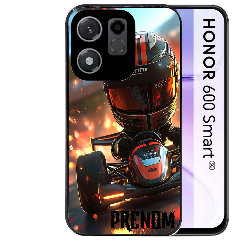 Coque pour Honor 600 SMART personnalisée karting F1