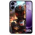 Coque pour Oppo A6 A6 A6K personnalisée karting F1