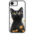 Coque noire taperso pour Iphone 17 17E AIR MAX PRO avec motif chat eyes protection antichoc personnalisée