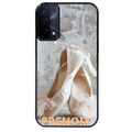 Coque noire taperso pour OPPO A54 et A74 5G avec motif ballerine danse personnalisee protection antichoc personnalisée