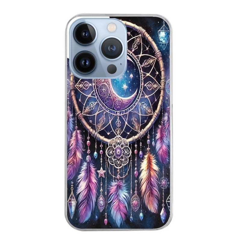 Coque taperso pour Iphone 11 et PRO PRO MAX avec motif dreamcatcher et lune protection antichoc personnalisée