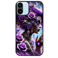 Coque noire taperso pour Redmi A1 et A2 avec motif fee style steampunk protection antichoc personnalisée