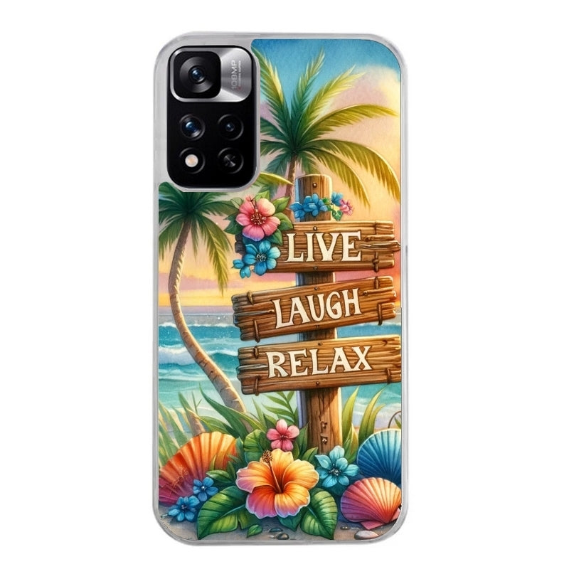 Coque taperso pour Redmi Note 10 4G 5G PRO 10S avec motif tropical vacances protection antichoc personnalisée