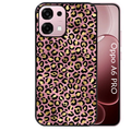Coque noire taperso pour OPPO A6 PRO 4G et 5G avec motif leopard rose protection antichoc personnalisée