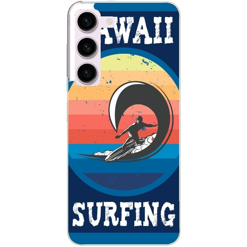 Coque taperso pour Galaxy A13 4G et 5G A23 A53 avec motif hawaii et surf protection antichoc personnalisée
