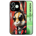 Coque noire pour Honor 600 LITE avec motif lapin tag protection antichoc personnalisée