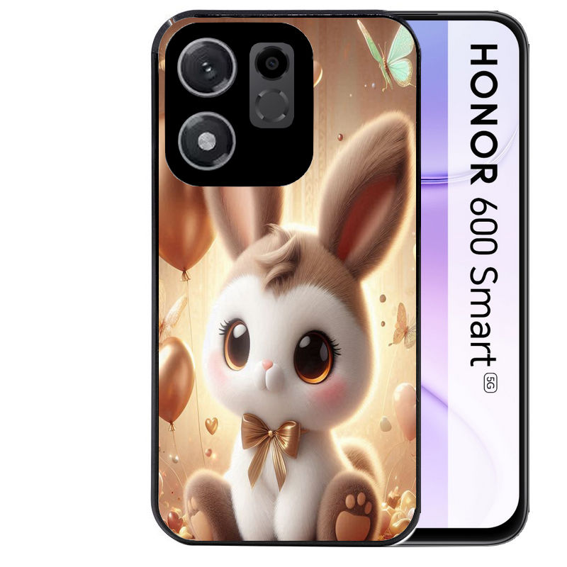 Coque pour Honor 600 SMART personnalisée lapin ballon