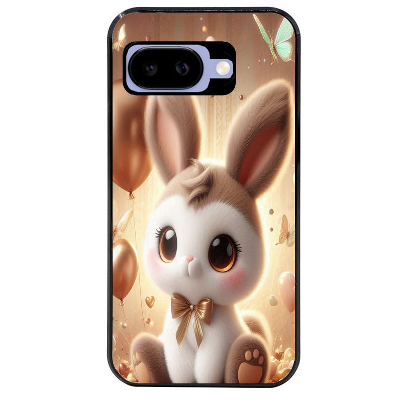 Coque pour Pixel 8A 9A 10A personnalisée lapin ballon