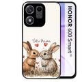 Coque pour Honor 600 SMART personnalisée lapin coeur avec prenom