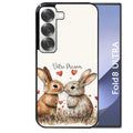 Coque pour Z Fold 8 / ULTRA personnalisée lapin coeur avec prenom
