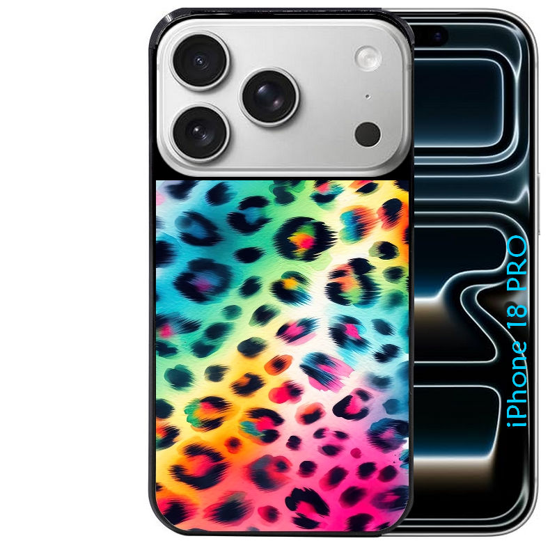 Coque pour Iphone 18 / PRO / PRO MAX / 18E leopard arc