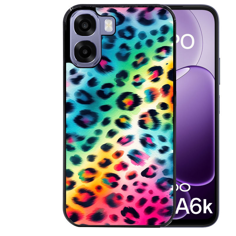 Coque pour Oppo A6 A6 A6K leopard arc