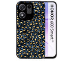 Coque pour Honor 600 SMART leopard bleu