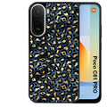 Coque pour POCO C81 PRO leopard bleu