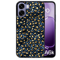 Coque pour Oppo A6 A6 A6K leopard bleu