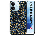 Coque pour Redmi Note 17 et PRO 4G 5G Max leopard bleu