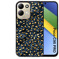 Coque pour POCO C95 PRO leopard bleu