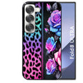 Coque pour Z Fold 8 / ULTRA leopard et fleur